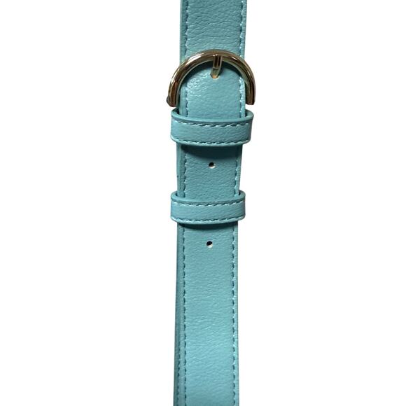 ON 34th Small Curve Bottom Crossbody Bag Sea Spray Faux Leather NWT - Picture 6 of 10